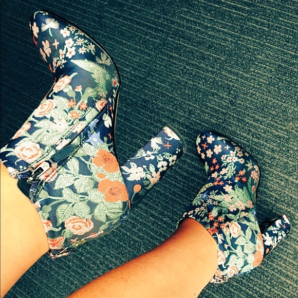 Sam Edelman Cambell Boots/Booties Jacquard Fabric - Picture 4 of 8